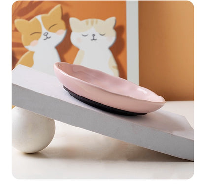Plato de cerámica plano para mascotas #11 (15cm diámetro)