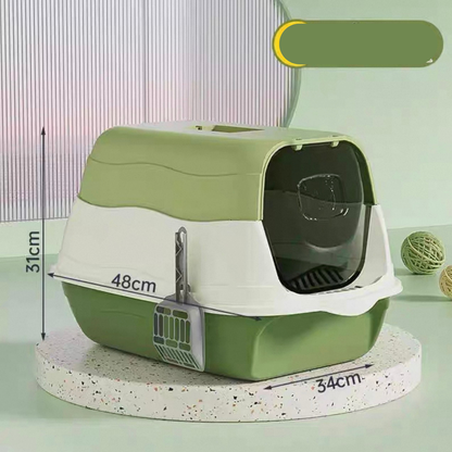 Arenero cerrado 2 en 1 para gatos bebes modelo MB2 (Dos colores disponibles)