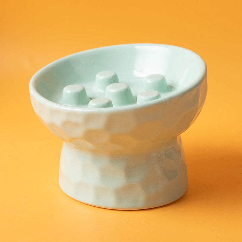 Plato de cerámica elevado lento modelo#700 (11cm alto)