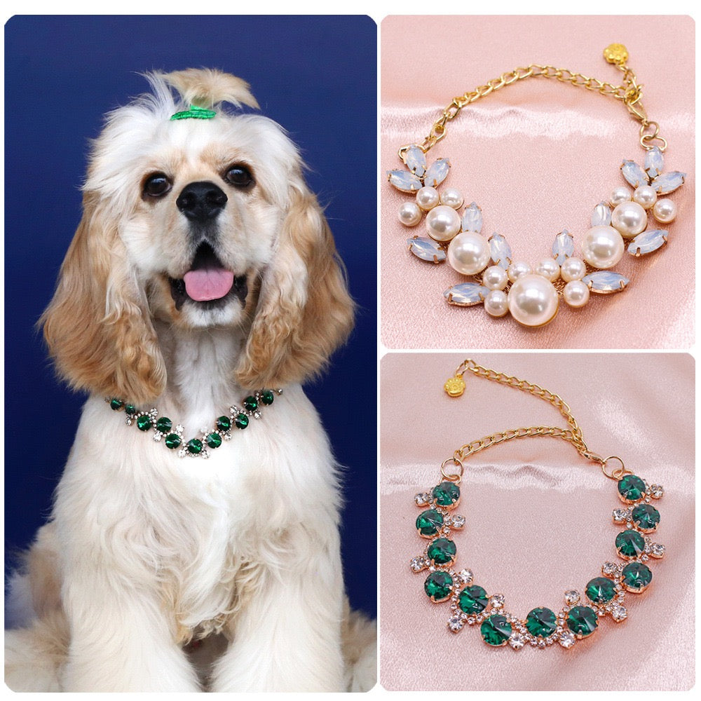 Collar brillante elegante para mascotas