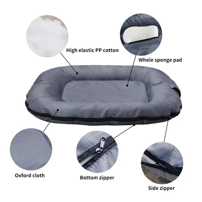 Cama lavable impermeable para perros