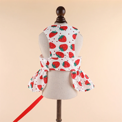 Pechera con lazo estilo floral #2 para mascotas