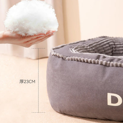 Cama deep sleep lavable para mascotas