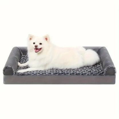 Cama acolchonada afelpada para perros M24