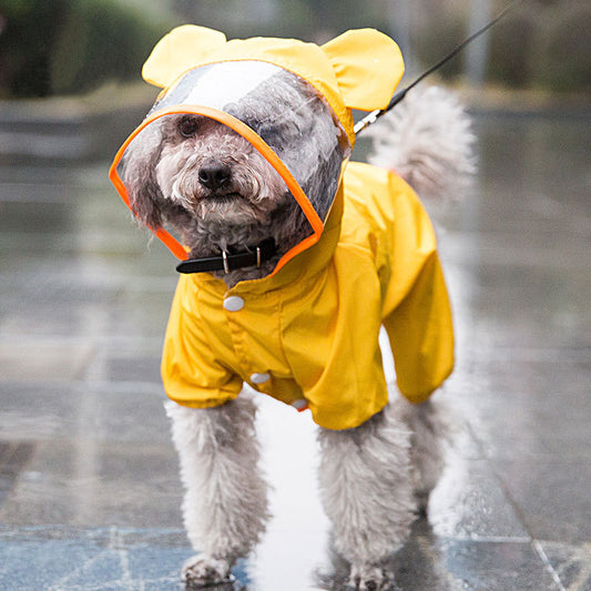 Capote de lluvia reflectante para mascotas (capote)