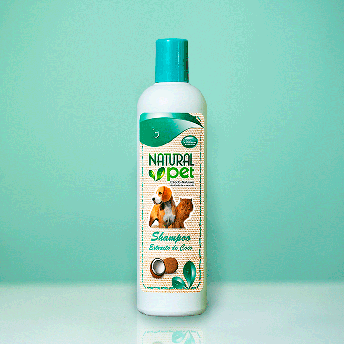 Shampoo Natural Pet Extracto de Coco 500ML