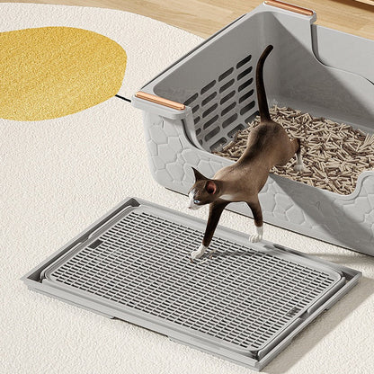 Arenero abierto con colador W79 gris