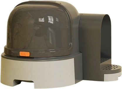 Arenero cerrado estilo capsula negro