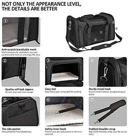 Bolso de viaje para mascotas XL (50*34*34cm) BH20