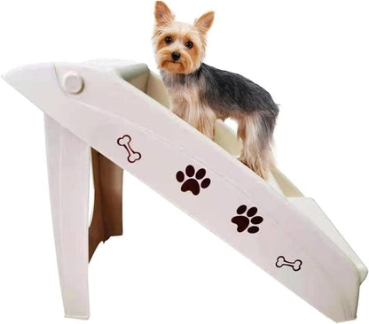 Escalera plegable de plástico para perros