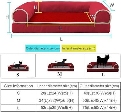 Cama lavable ortopédica para mascotas