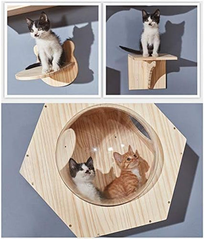 Villa de Gato para Pared ( Modelo-D)