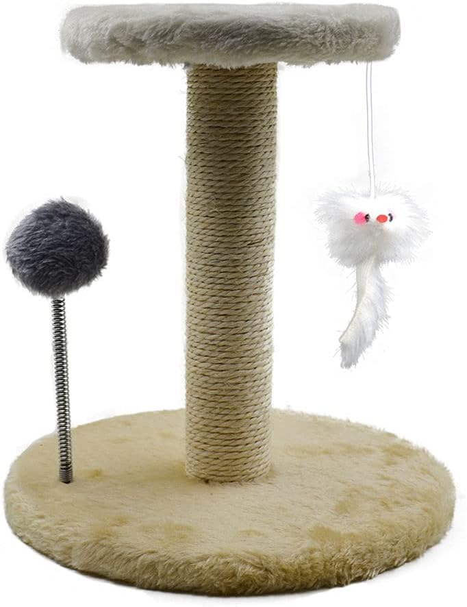 Rascador mini sencillo con cuerda de sisal 28cm