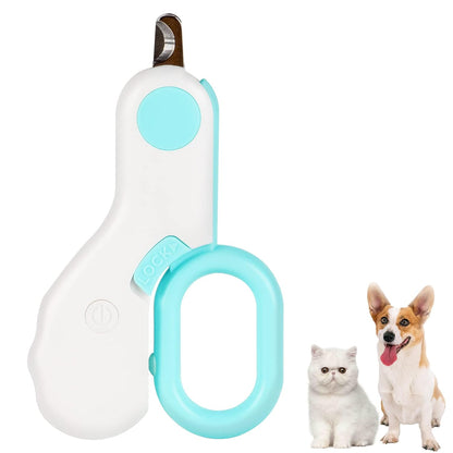 Cortaúñas para mascotas con luz LED súper brillante