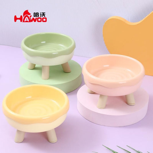 Plato de Plastico estilo dona para gatos