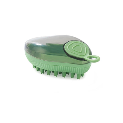 Cepillo para baño de mascotas (Dos tipos de cerdas)