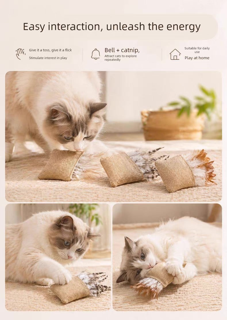 Juguete de gato saquito relleno de catnip
