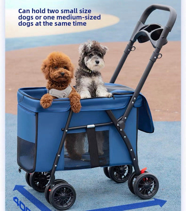 Coche bajo para mascotas (Hasta 30kg) Modelo W68