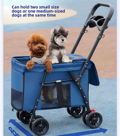 Coche bajo para mascotas (Hasta 30kg) Modelo W68