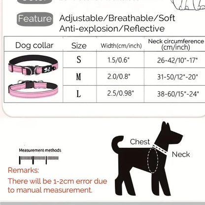 Collar reflectante para perros