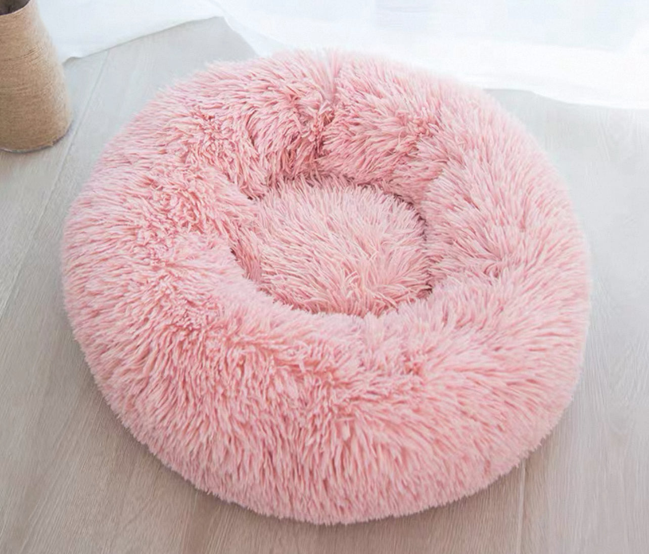 Cama acolchonada redonda para mascotas 60cm
