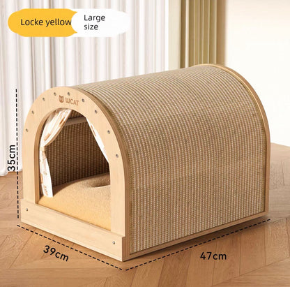 Casita de sisal para gatos 47*39*35cm
