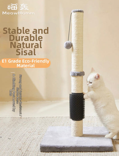 Rascador poste de cuerda para gatos 80cm (MS05)