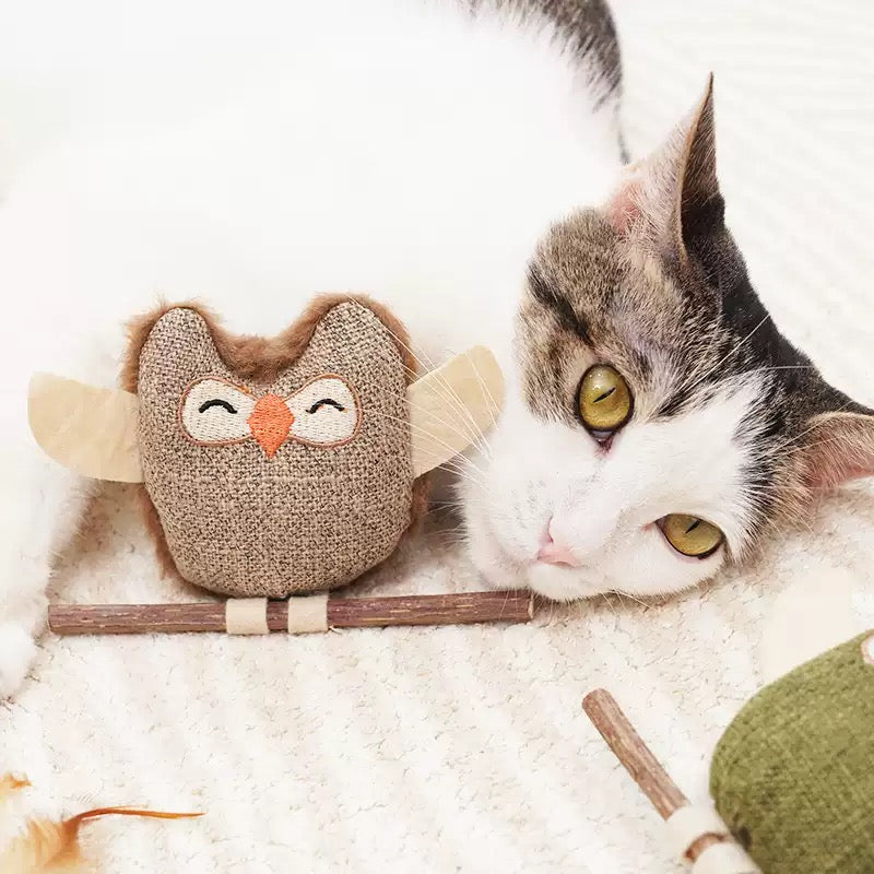 Juguete para gatos de tela con Catnip