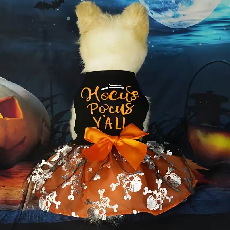 Vestido de halloween para mascotas #1