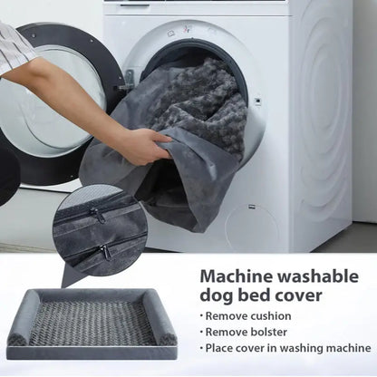 Cama acolchonada afelpada para perros M24