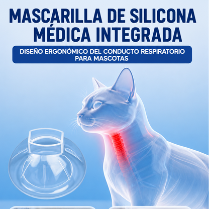 Espaciador para inhalador para perros y gatos