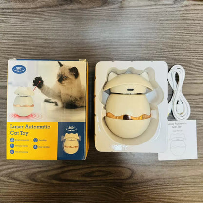 Juguete interactivo de láser recargable para gatos