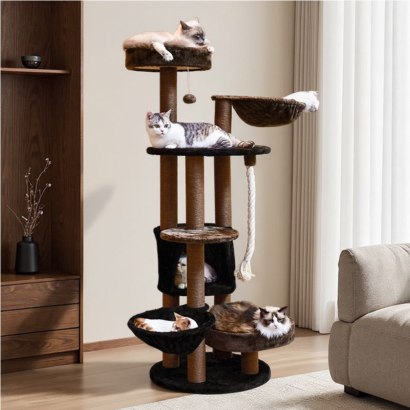 Torre de gato AQ082 Gris oscuro