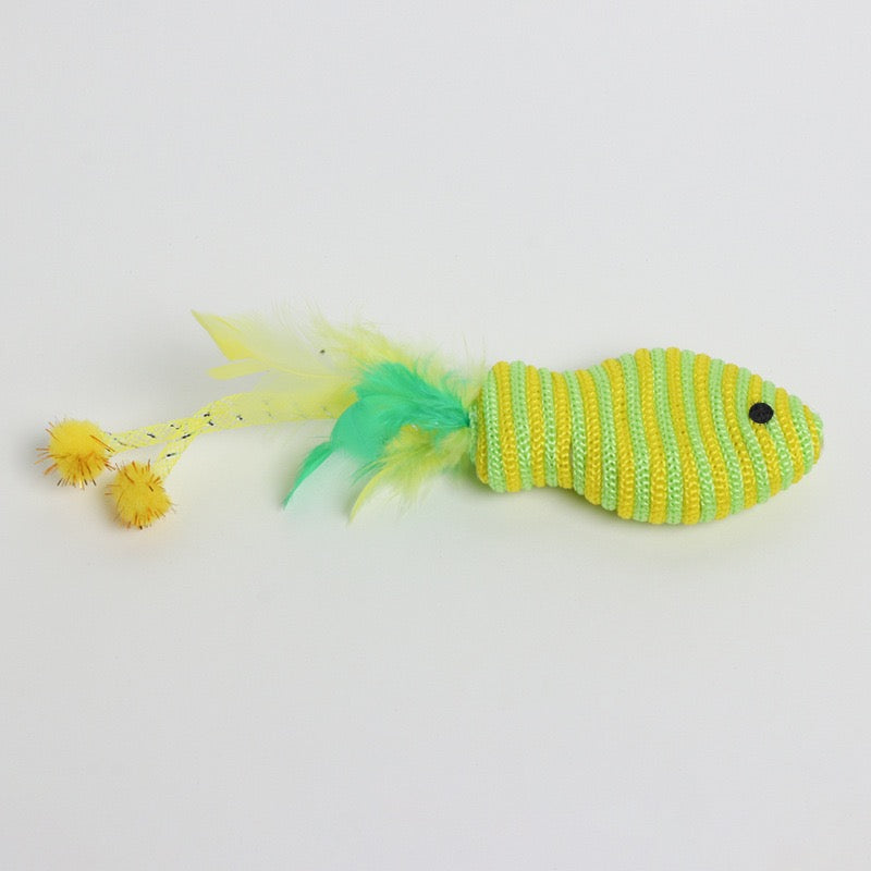 Juguete para gatos peces de cuerda