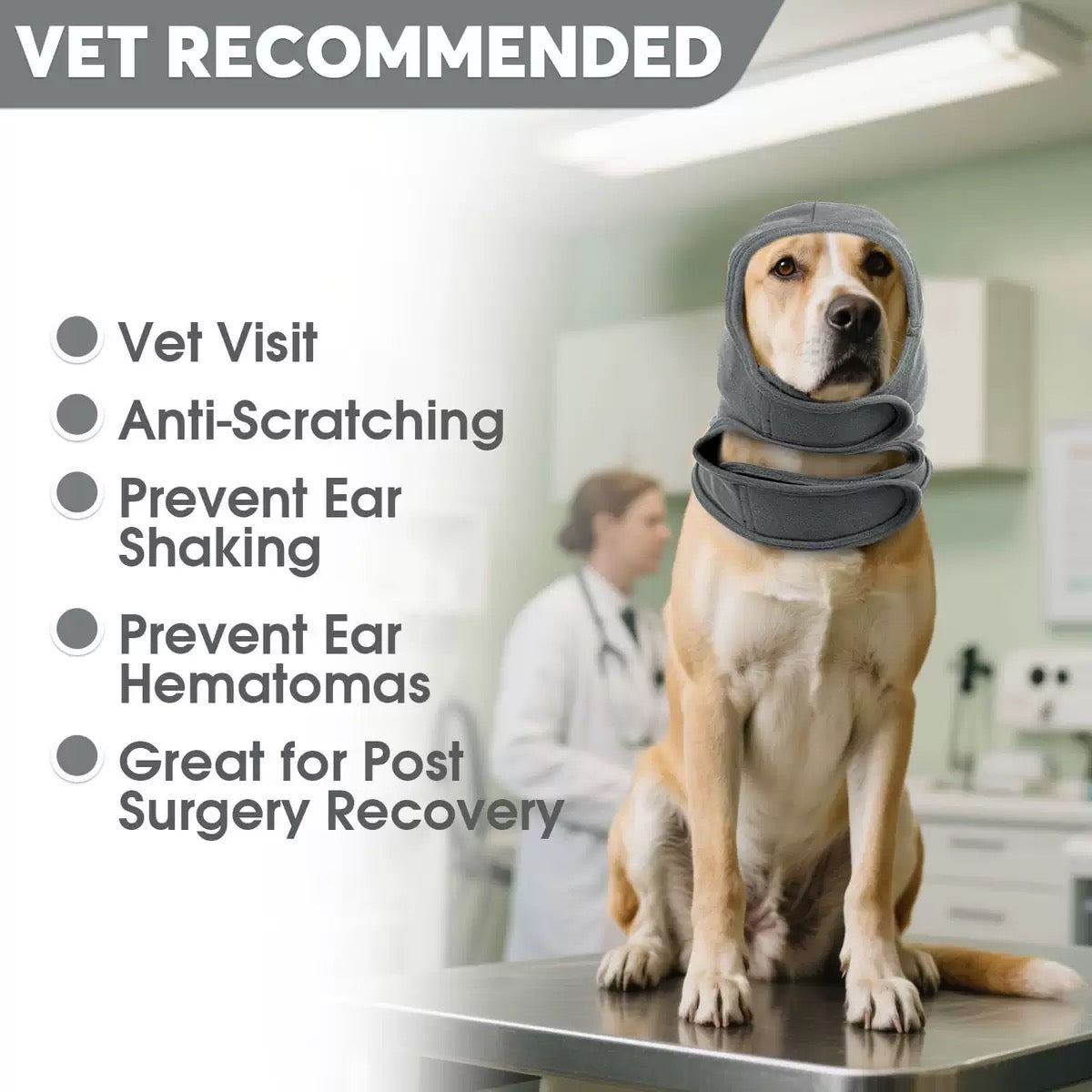 Capucha anti ansiedad para perros