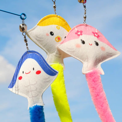 Cañita para gatos modelo manta raya