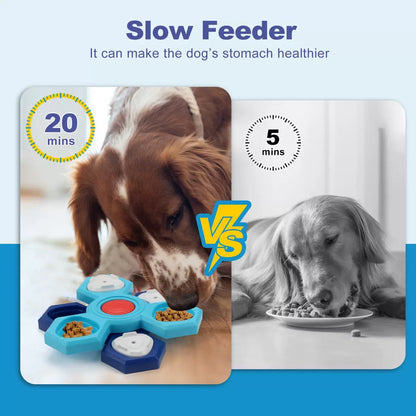 Juguete para perro puzzle interactivo para comer lento