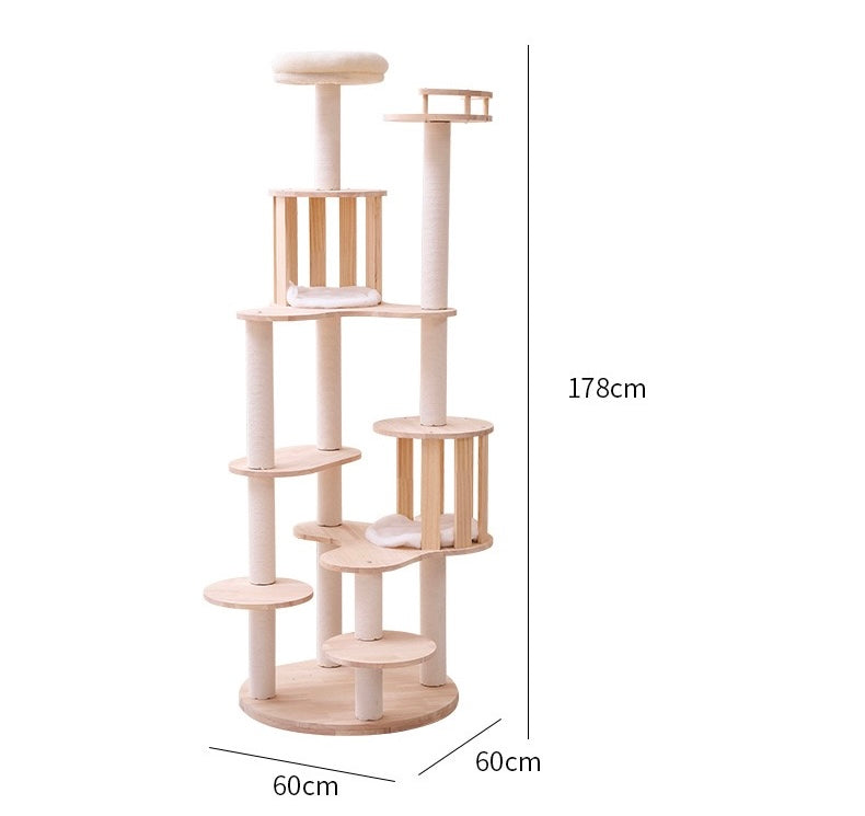 Torre de gatos 178cm de alto (Modelo 2202)