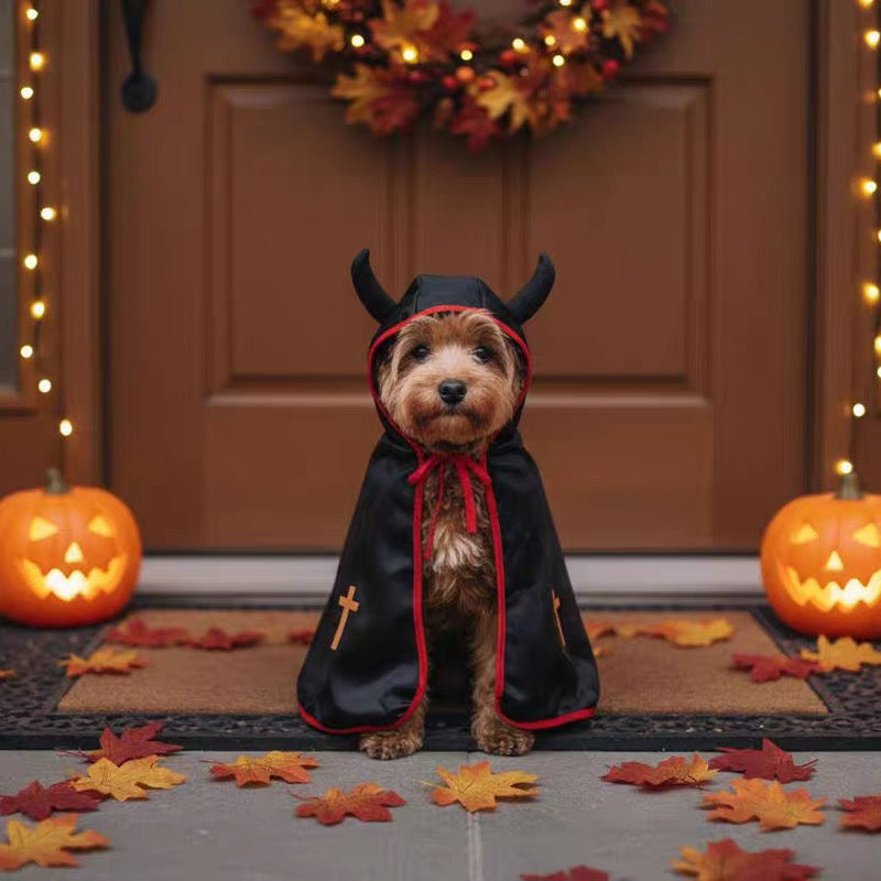 Capa de halloween para mascotas (Talla única)