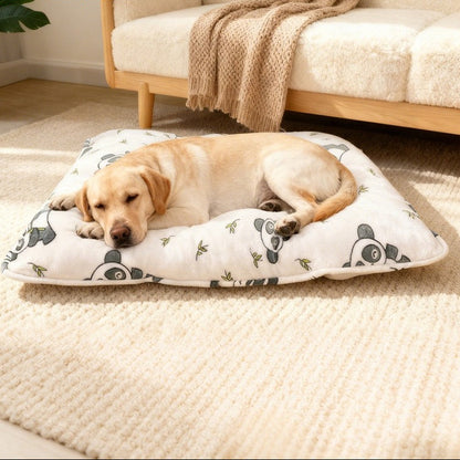 Cama para perros estilo colchon con diseño de panda