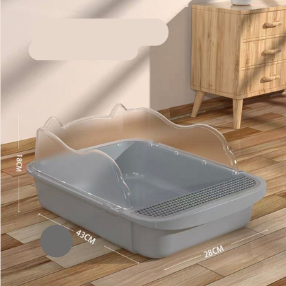 Arenero abierto transparente modelo M17