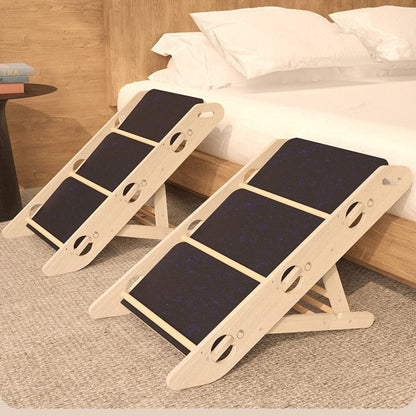 Escalera/Rampa de madera para mascotas pequeñas