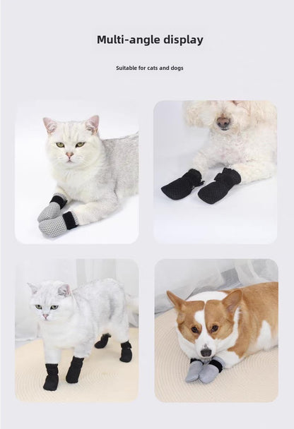 Zapatos anti arañazos para gatos