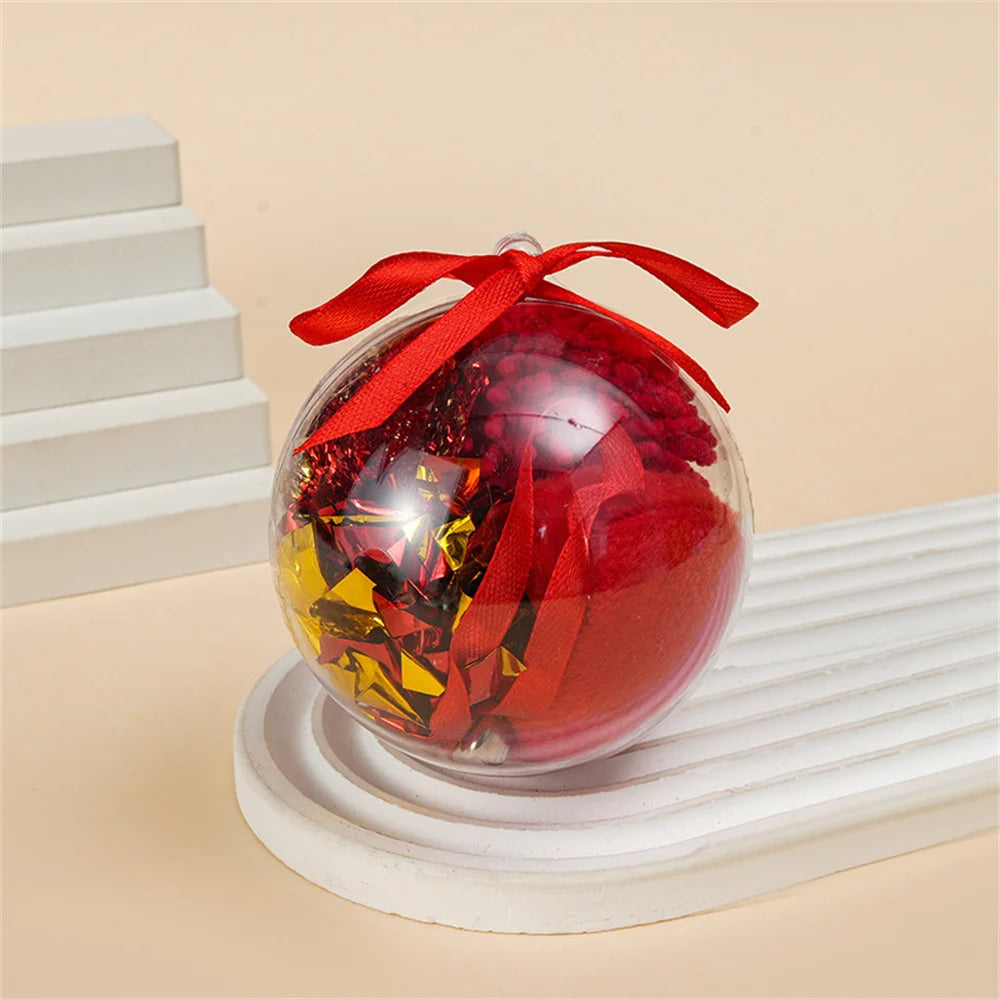 Juguete de Gato esilo Bola navideña de arbol (Pack 4 juguetes)