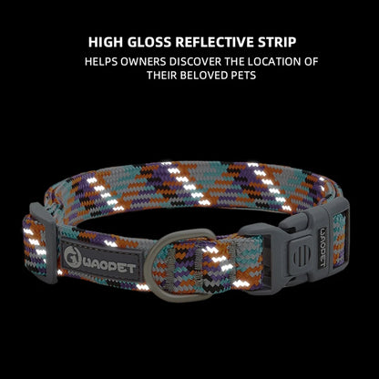 Collar reflectante con diseños para perros medianos y grandes