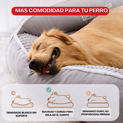 Cama grande lavable para perros grandes (dos tamaños)