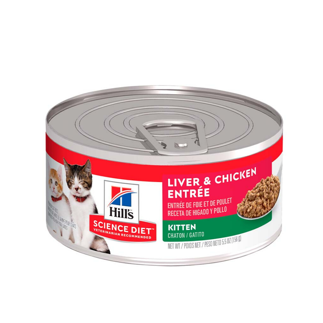 Comida Húmeda para Gato Hills: Kitten, Higado y Pollo 82g