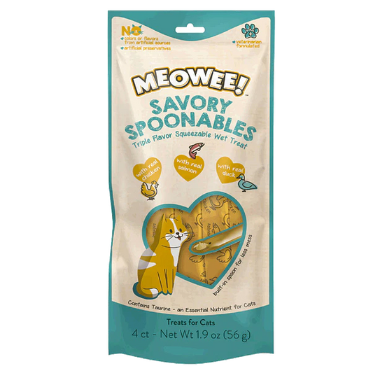 Meowee Creamy para Gato: Pollo, salmòn y pato 56g