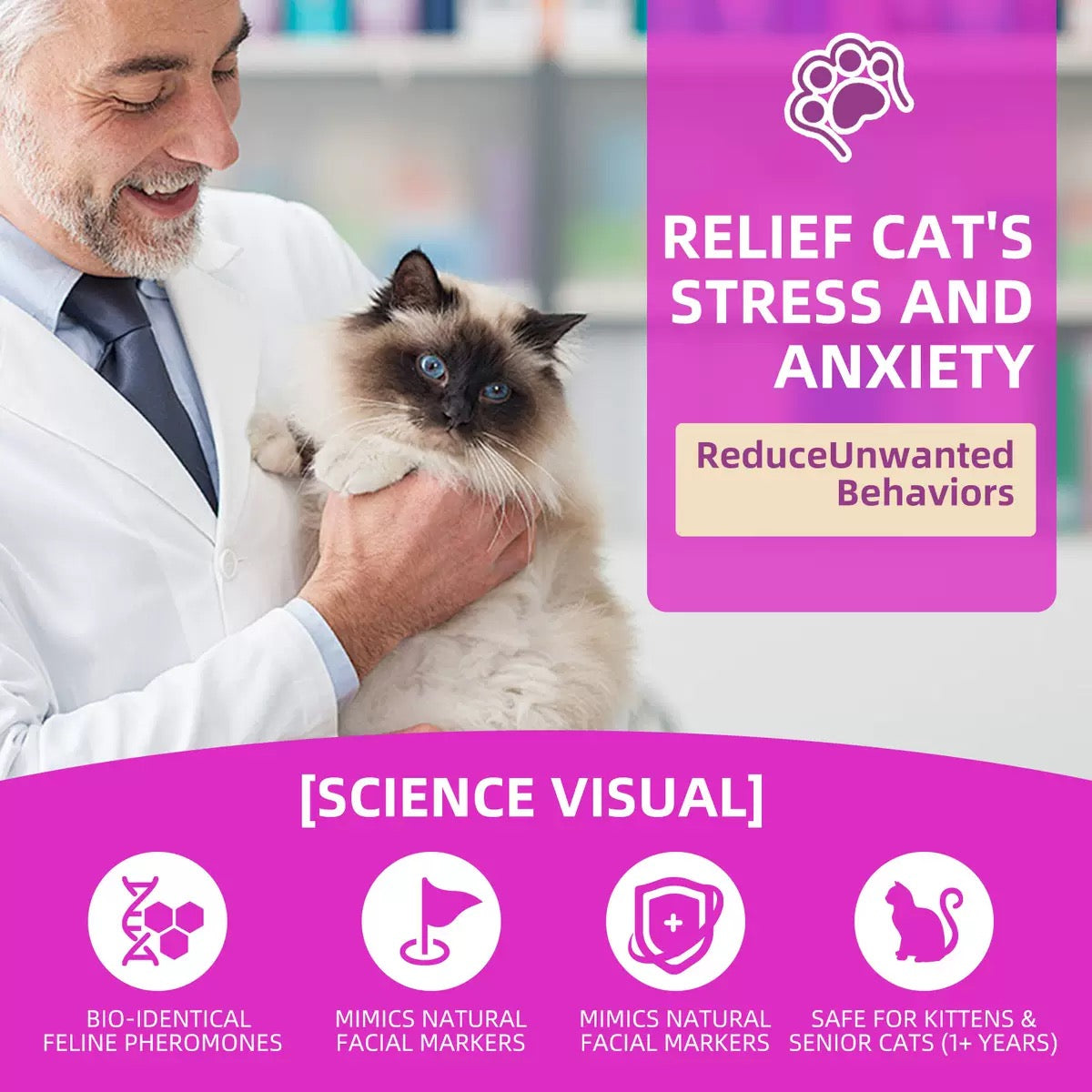Spray calmantes para gatos Jellico 60ml