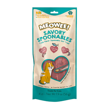 Meowee Creamy para Gato: Salmòn, atùn, camaròn 56g
